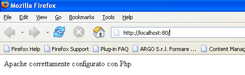 Configurazione Php